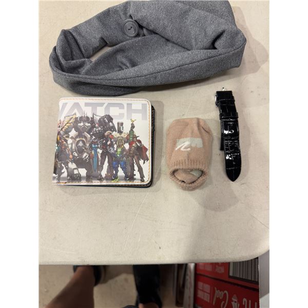 Wallet, watch strap, etc.