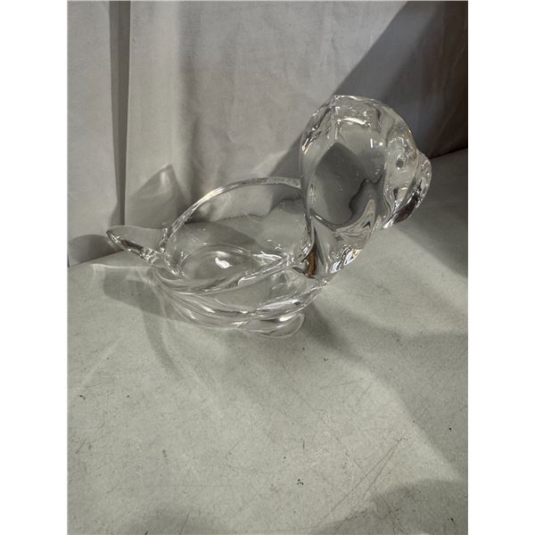 Saski crystal dog candy dish