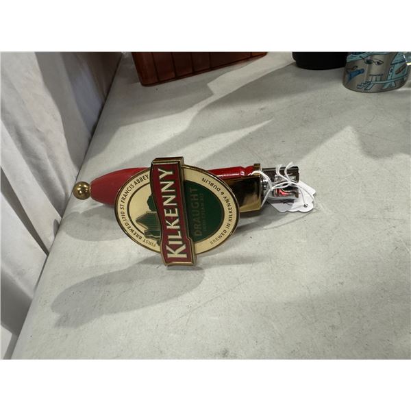 Kilkenny draught Irish cream ale, tap handle