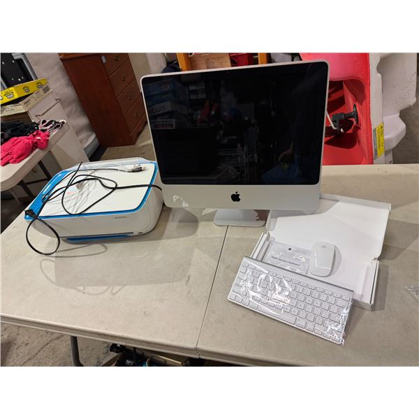 Apple Computer wiped HP desktop and wireless keyboard and mouse