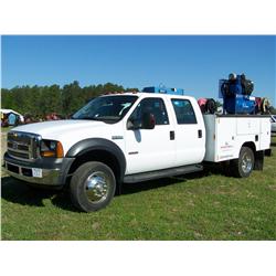 2006 FORD F450 CREW CAB SERVICE TRUCK