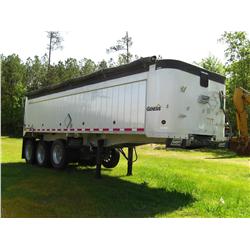 2006 EAST 28' ALUMINUM TRI-AXLE DUMP TRAILER