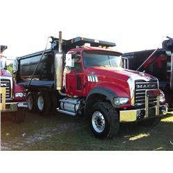 2008 MACK GU713 GRANITE TRI-AXLE DUMP