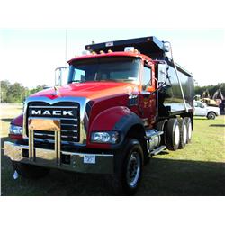 2008 MACK GU713 GRANITE TRI-AXLE DUMP