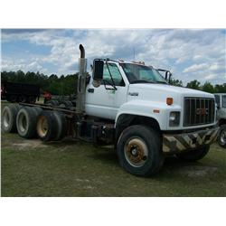 1996 GMC TOPKICK TRI-AXLE CAB & CHASSIS