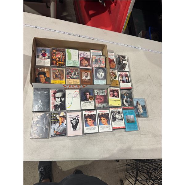 Country music cassettes
