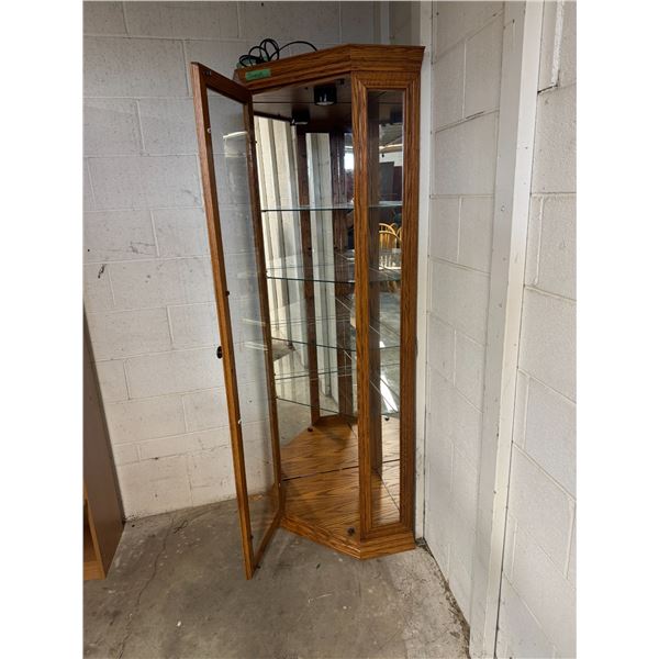 Light up curio cabinet