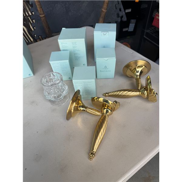 Party lite, Candle Holder and jar candle