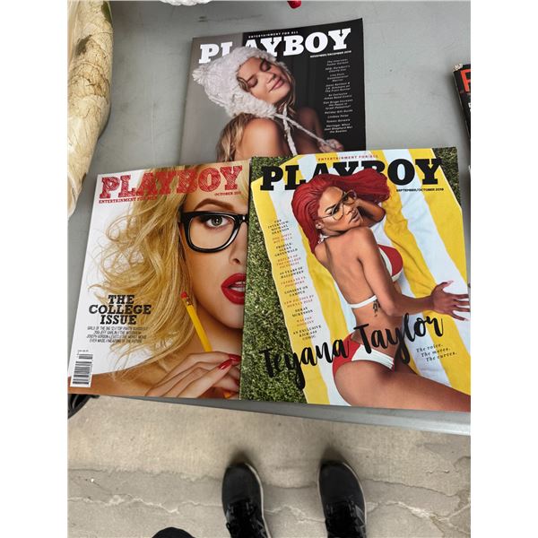 Playboy magazines