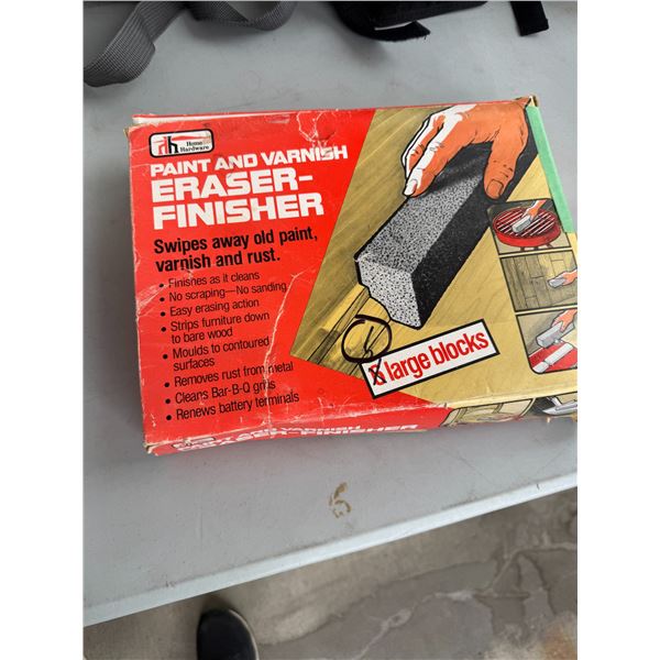 Paint and varnish erase finisher
