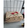 Image 1 : Sewing basket and contents