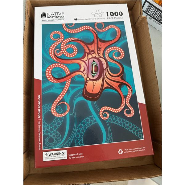 Native Northwest art by indigenous artists puzzle sealed