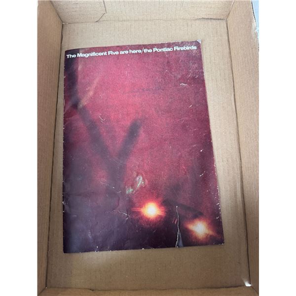 The magnificent five are here/the Pontiac Firebirds advertising pamphlet