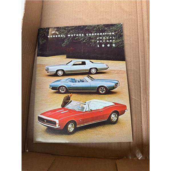 General motors corporation annual report 1966 vehicle ad