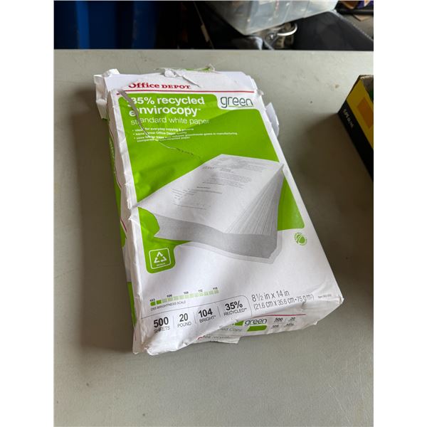 Legal size paper