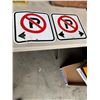 Image 1 : No parking signs