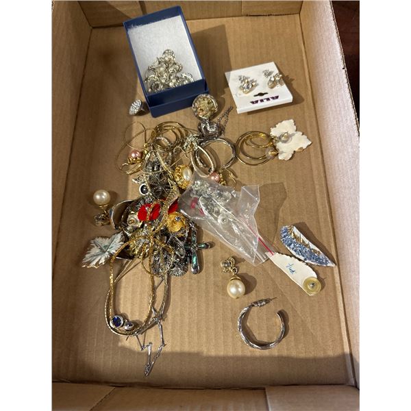 Assorted costume jewelry