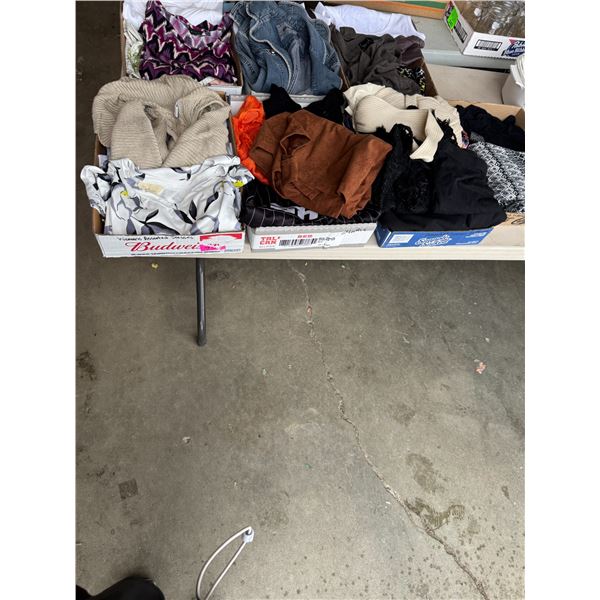 Adult women's assorted clothing