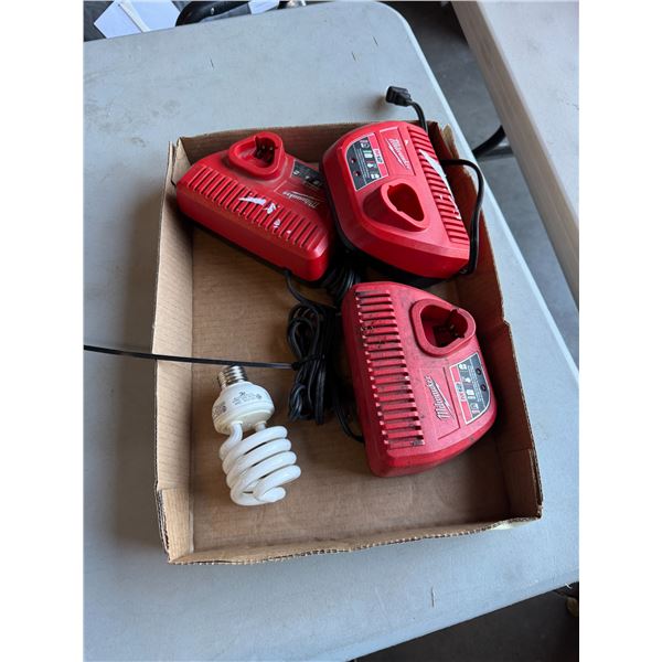 Milwaukee M12 chargers