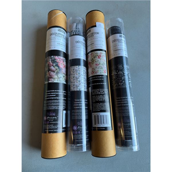 Decoupage tissue paper
