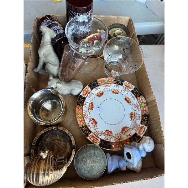Vintage glass and China