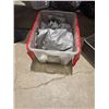 Image 1 : Tarp and bin