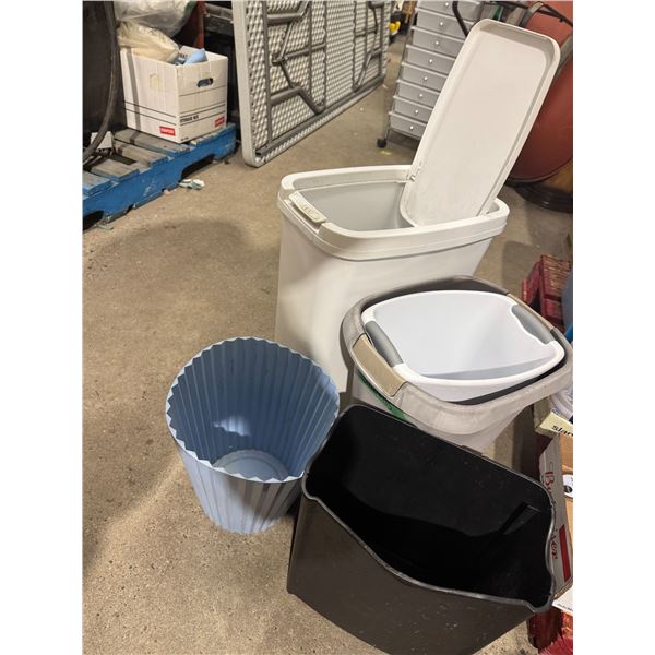 Garbage cans