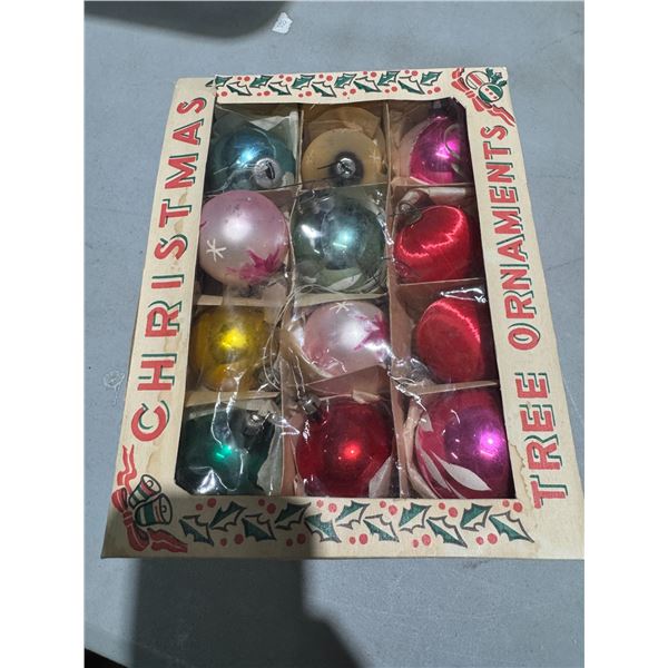 Vintage tree ornaments