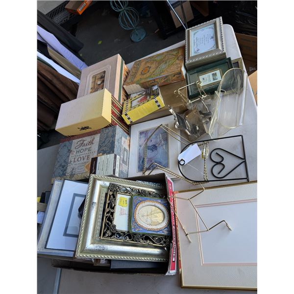 Frames and photo albums