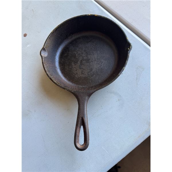 Large cast-iron frying pan
