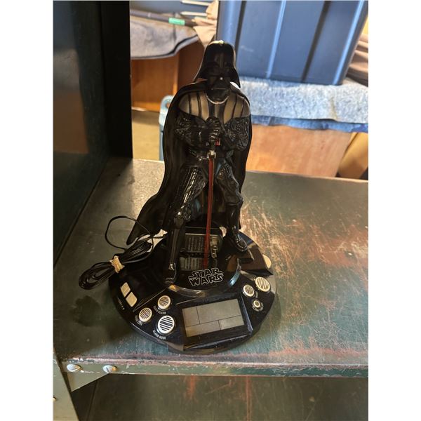 Star Wars alarm clock. Powers on