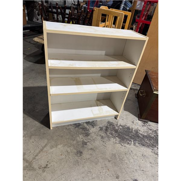White shelf