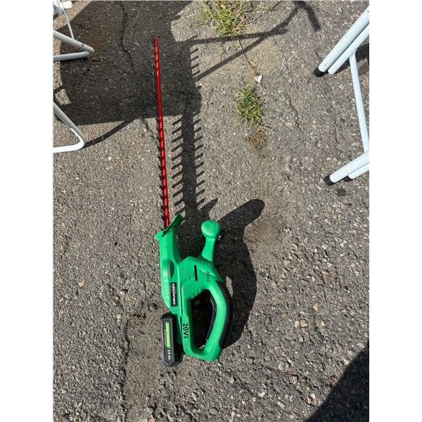 Hedge trimmer, no charger