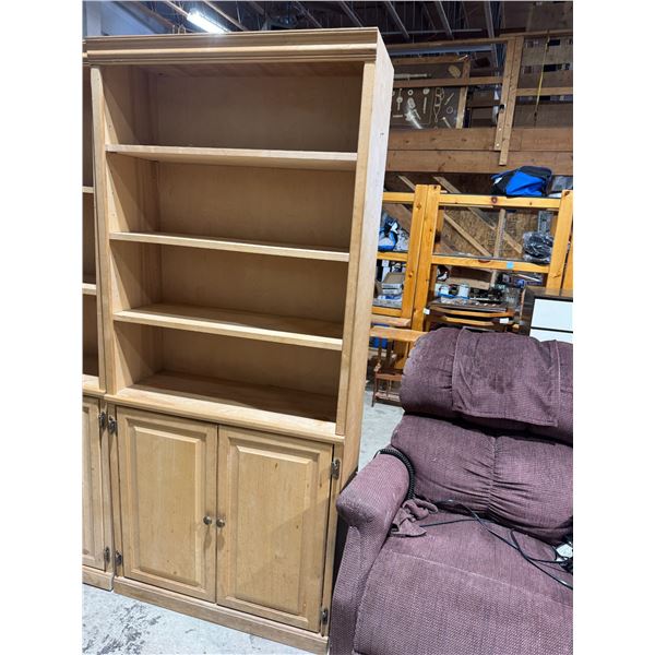Shelf with bottom cupboard
