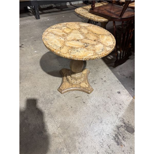 Marble side table