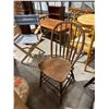 Image 1 : Single brown wood chair