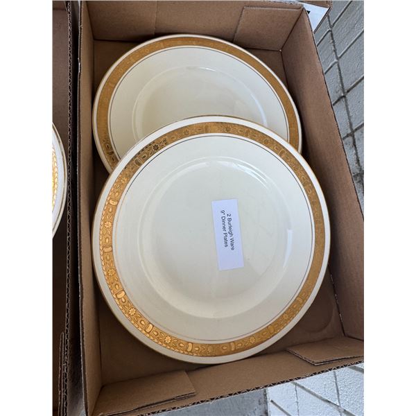 2 Burleigh 9 inch dinner plates