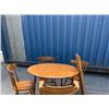 Image 1 : Table And Chairs with two leaves