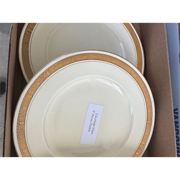 2 Burleigh ware 9 inch dinner plate