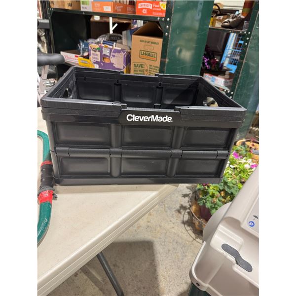 Folding crate