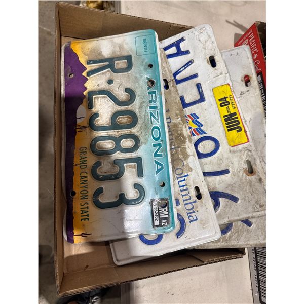 License plate plates