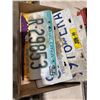 Image 1 : License plate plates