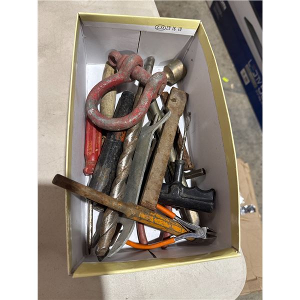 Assorted tools, etc.