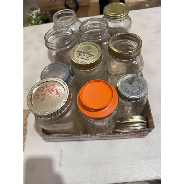 Jars crown, jewel, nabob, etc.