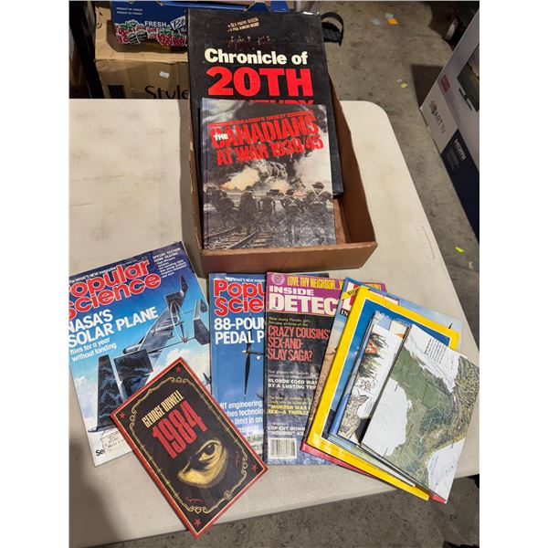 Popular science, Reader's Digest, and other books