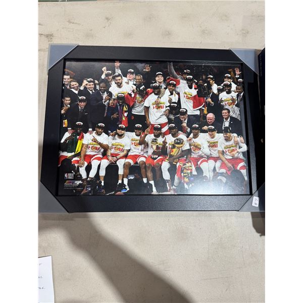 2019 Toronto Raptors champion frame photo
