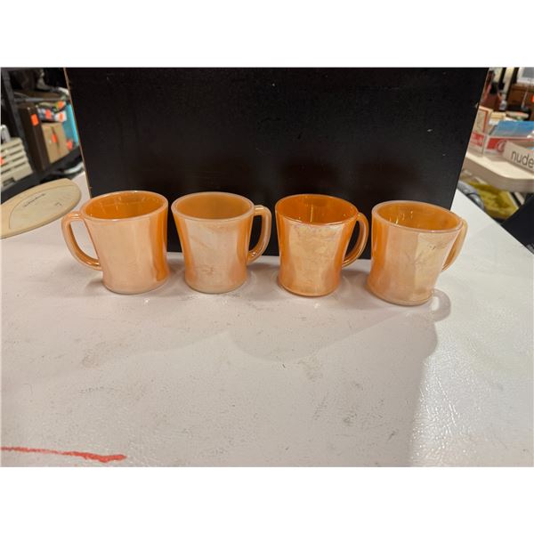 Peach Lester fire king mug