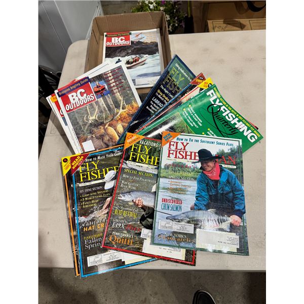 Vintage fly fishing in BC outdoors magazines