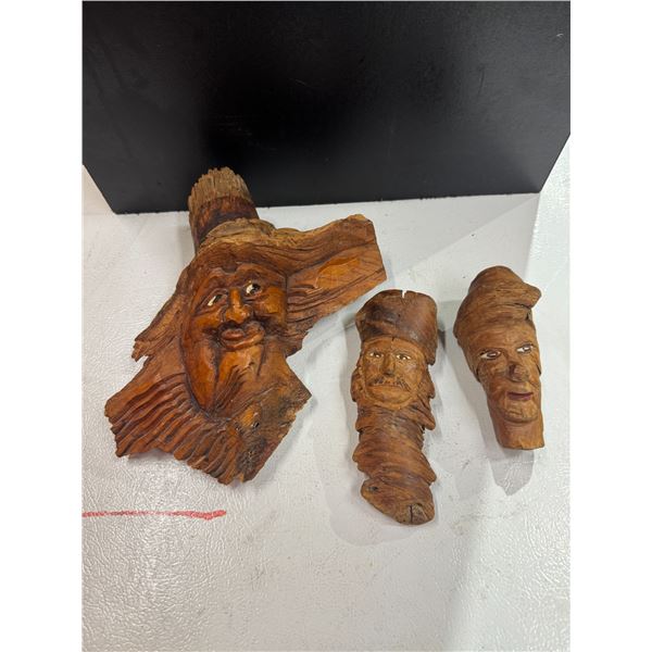 Signed carvings