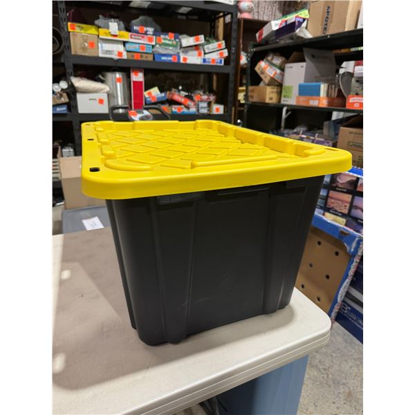 Bin with lid
